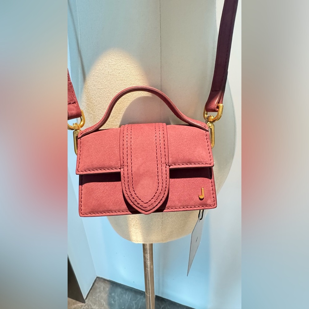 Jacquemus Le Petit Bambino Mini Bag in Burgundy - Picture 4 of 14